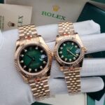 rolex couple wristwatch
