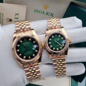rolex couple wristwatch